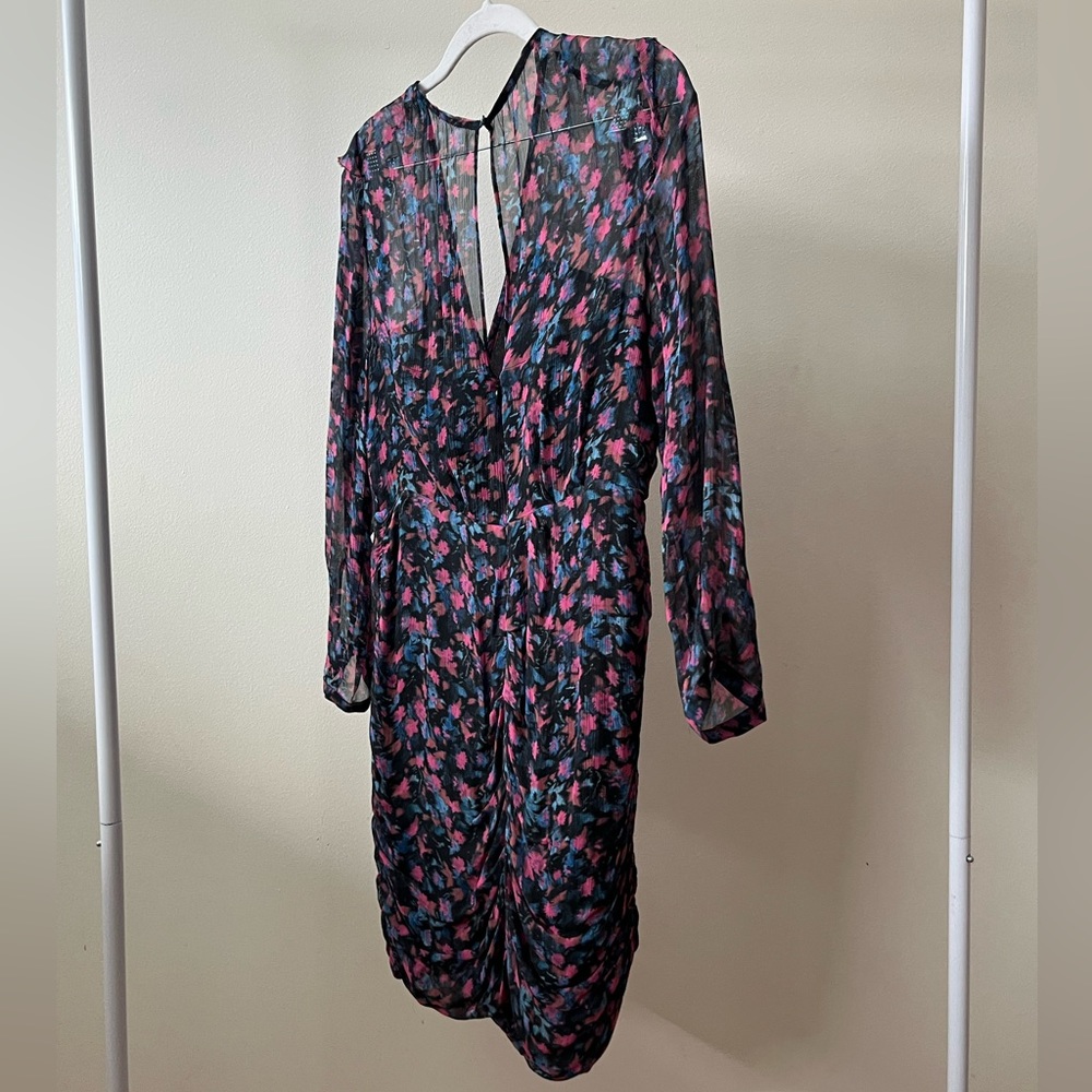 Gorg. Floral All Saints Sz 8 floral mini dress